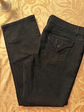Simply Vera Wang Black Jeans, Size 16